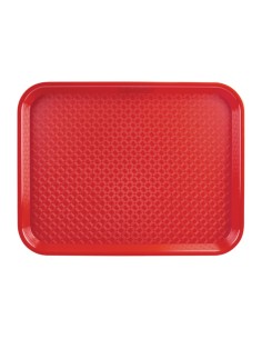 Plateau self-service Olympia Kristallon rouge 450x350 mm