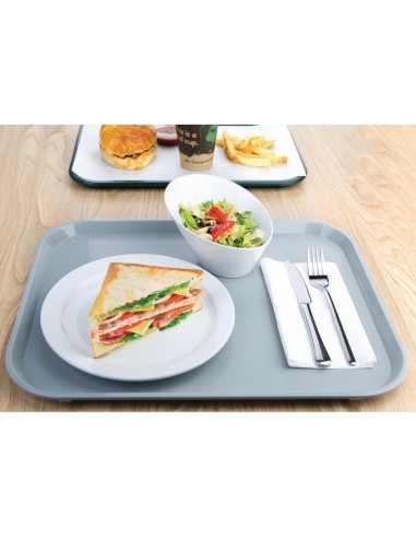 Plateau self-service Olympia Kristallon gris 350x450 mm