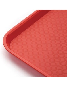 Plateau self-service Olympia Kristallon rouge 450x350 mm 2