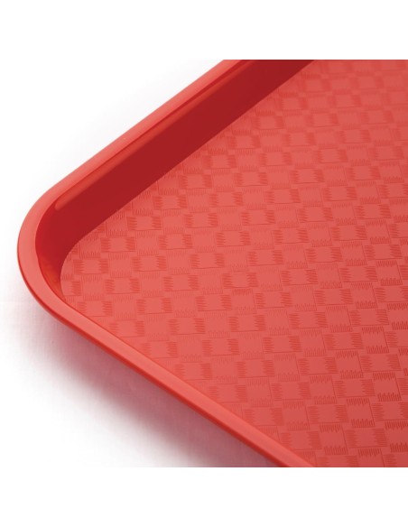 Plateau self-service Olympia Kristallon rouge 450x350 mm
