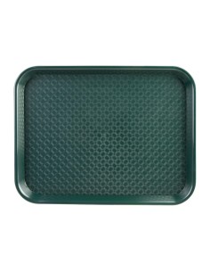 Plateau self-service Olympia Kristallon vert 450 x 350 mm