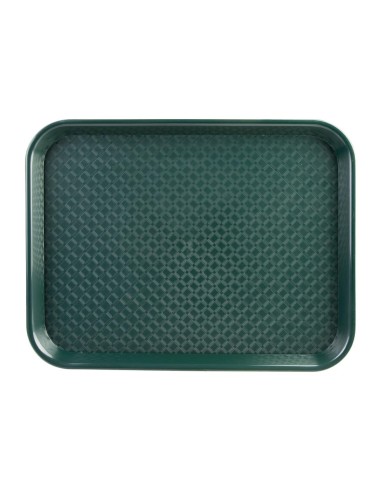 Plateau self-service Olympia Kristallon vert 450 x 350 mm