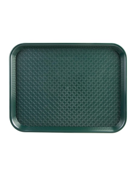 Plateau self-service Olympia Kristallon vert 450 x 350 mm
