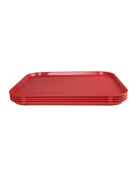 Plateau self-service Olympia Kristallon rouge 450x350 mm
