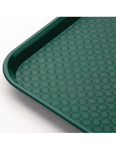 Plateau self-service Olympia Kristallon vert 450 x 350 mm
