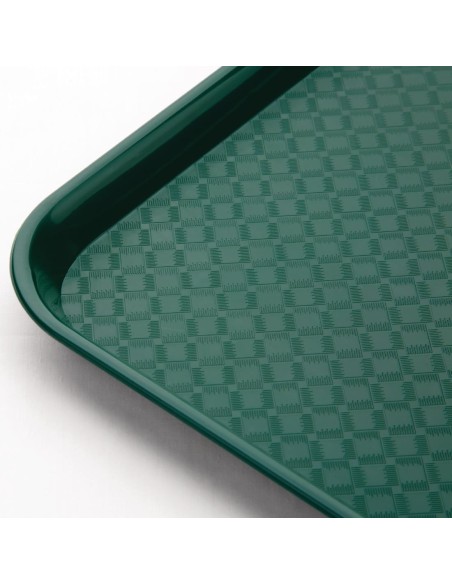 Plateau self-service Olympia Kristallon vert 450 x 350 mm
