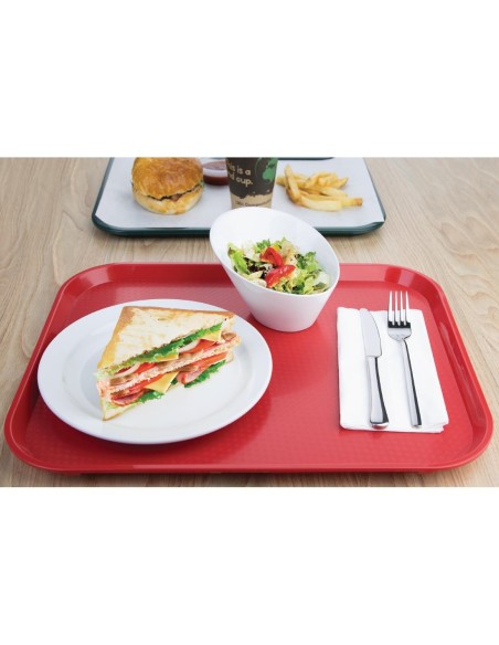 Plateau self-service Olympia Kristallon rouge 450x350 mm