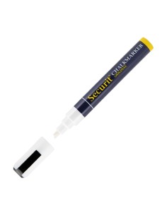 Marqueur craie 6mm Securit blanc - 145x22x18 mm