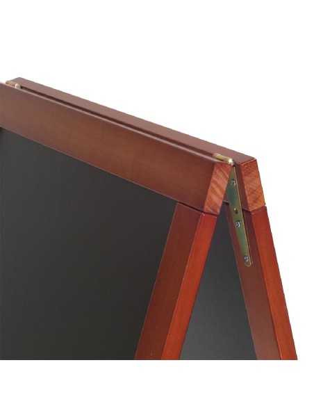 Panneau de trottoir Securit Duplo acajou 700x1350 mm