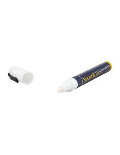 Marqueur craie 6mm Securit blanc - 145x22x18 mm 2