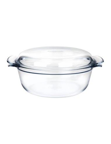 Cocotte ronde en verre Pyrex 5,1 L - Faitout transparent