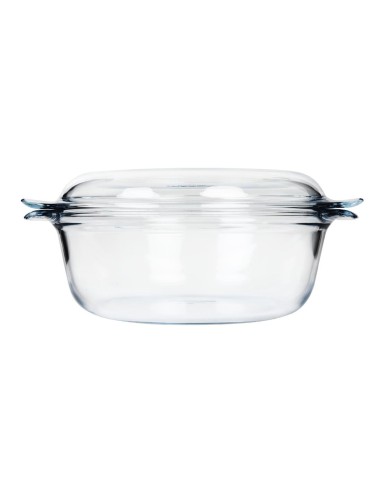 Cocotte ronde en verre Pyrex 5,1 L - Faitout transparent