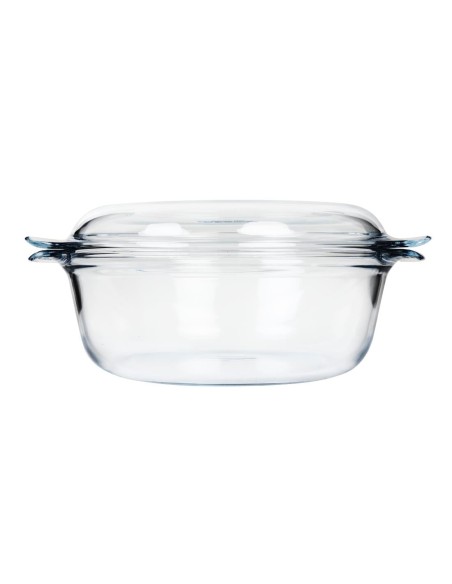 Cocotte ronde en verre Pyrex 5,1 L - Faitout transparent