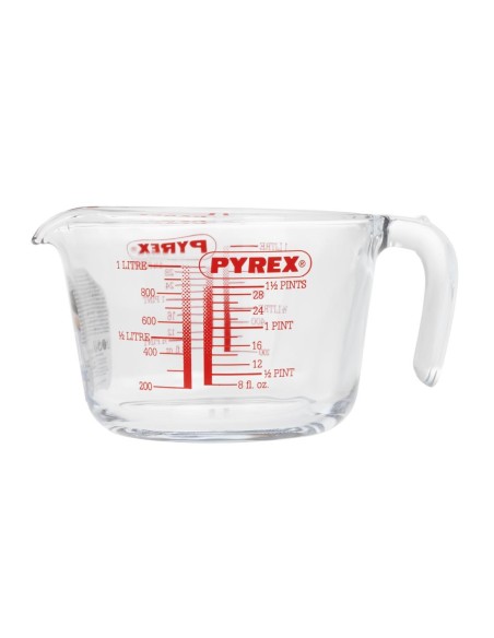 Mesure en verre graduée Pyrex 1L - Verre doseur professionnel