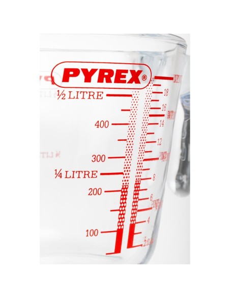 Mesure en verre graduée Pyrex 500ml - Verre doseur professionnel