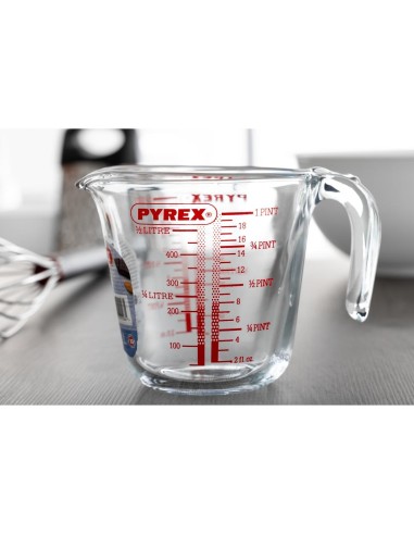 Mesure en verre graduée Pyrex 500ml - Verre doseur professionnel
