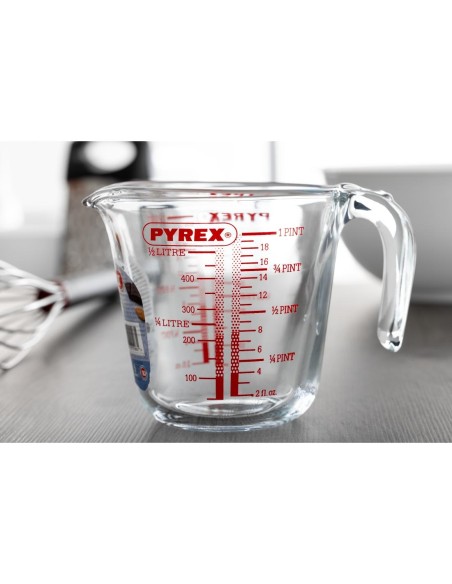 Mesure en verre graduée Pyrex 500ml - Verre doseur professionnel