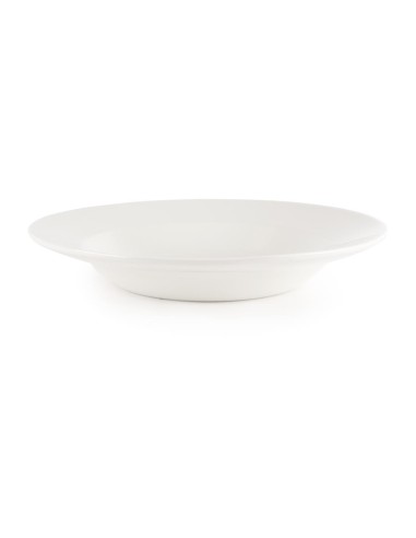 Assiette à pâtes blanche Churchill - lot de 12