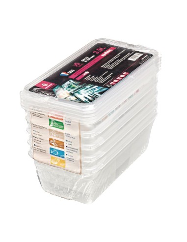 Boîte de stockage GN1/3 Matfer Bourgeat Modulus 5 L (lot de 5)
