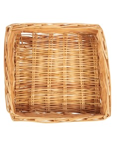 Corbeille de table en osier Olympia carré - 8x25x25 cm 2