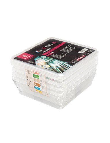 Boîtes de stockage GN2/3 Modulus 8L - lot de 4 | Matfer Bourgeat