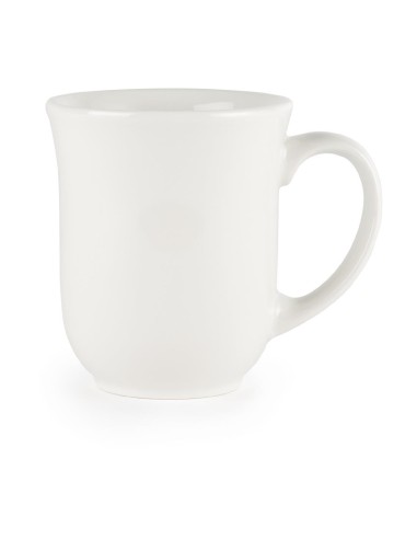 Mugs blancs Elegant Churchill Whiteware 284 ml - lot de 24