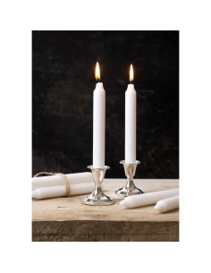 Bougies bistro Bolsius blanches 177 mm - lot de 45 2