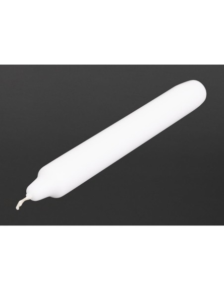 Bougies bistro Bolsius blanches 177 mm - lot de 45