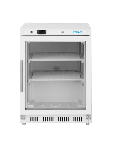 Vitrine réfrigérée Polar Série C 129L blanche - comptoir