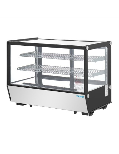 Vitrine de comptoir Polar Série G 160L noire