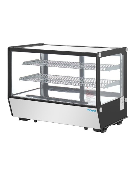 Vitrine de comptoir Polar Série G 160L noire