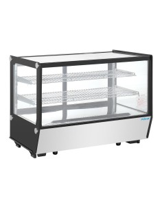 Vitrine de comptoir Polar Série G 160L noire 2