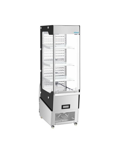 Vitrine réfrigérée positive Slimline Polar 220 L - Libre-service