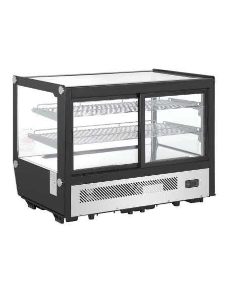 Vitrine de comptoir Polar Série G 160L noire