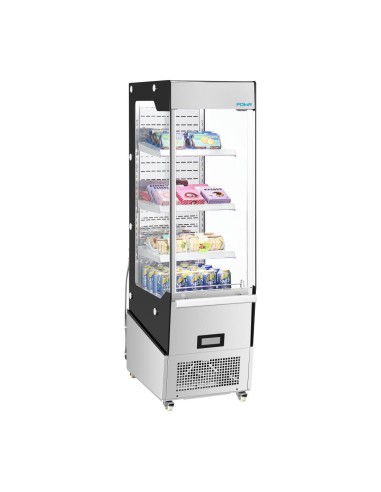 Vitrine réfrigérée positive Slimline Polar 220 L - Libre-service