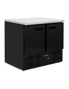 Table réfrigérée positive 2 portes Polar G 257 L - noir