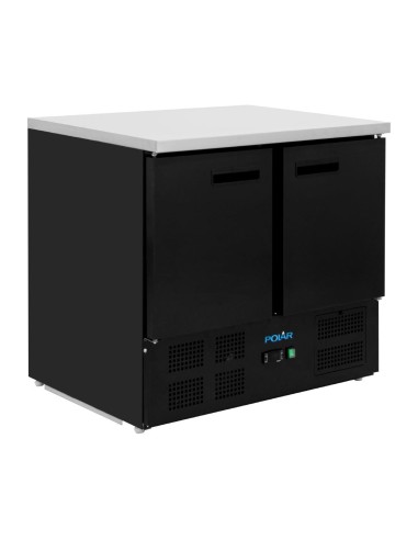 Table réfrigérée positive 2 portes Polar G 257 L - noir