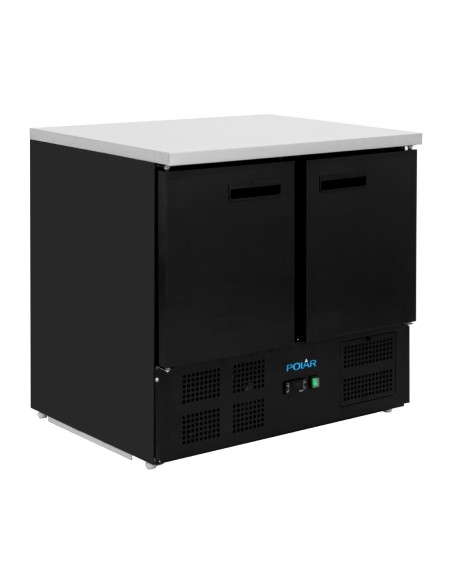 Table réfrigérée positive 2 portes Polar G 257 L - noir