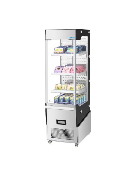 Vitrine réfrigérée positive Slimline Polar 220 L - Libre-service
