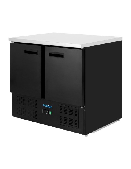 Table réfrigérée positive 2 portes Polar G 257 L - noir