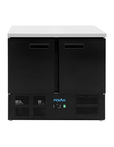 Table réfrigérée positive 2 portes Polar G 257 L - noir