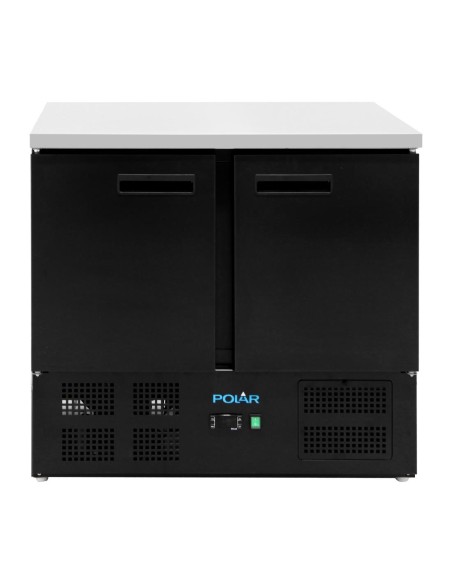 Table réfrigérée positive 2 portes Polar G 257 L - noir