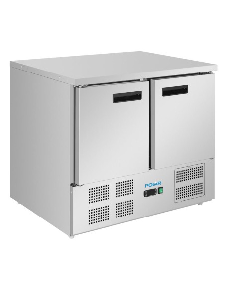 Table réfrigérée négative 2 portes Polar 240L - Haute performance