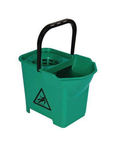 Seau essoreur Jantex vert 14L - Nisbets Essentials