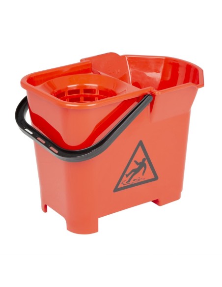 Seau essoreur Jantex rouge 14L - Nisbets Essentials