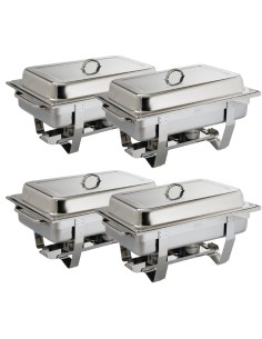 OFFRE GROS VOLUME Chafing dish Olympia Milan GN 1/1 - Lot de 4