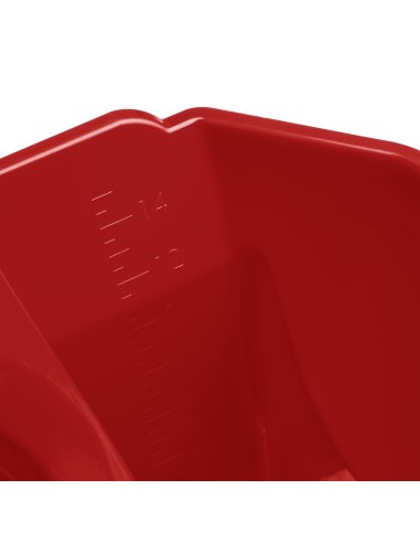 Seau essoreur Jantex rouge 14L - Nisbets Essentials