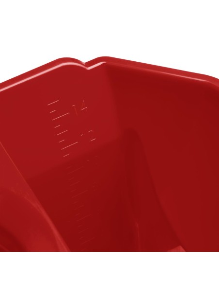 Seau essoreur Jantex rouge 14L - Nisbets Essentials