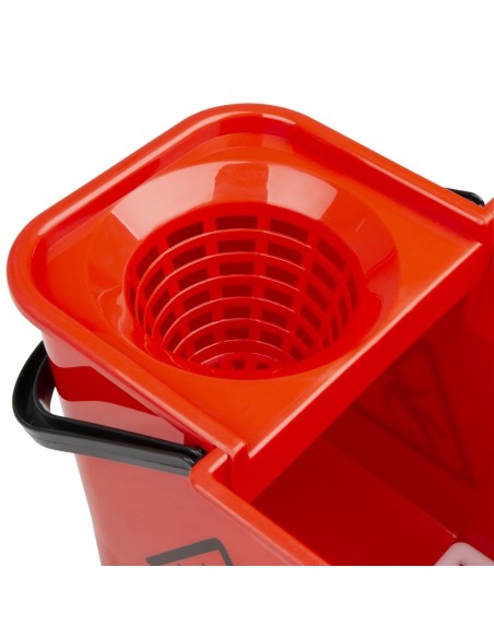 Seau essoreur Jantex rouge 14L - Nisbets Essentials