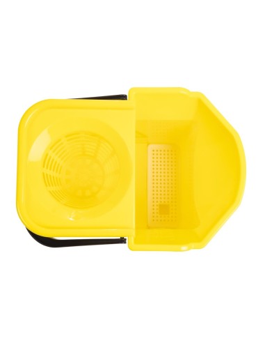 Seau essoreur Jantex jaune 14L - Nisbets Essentials